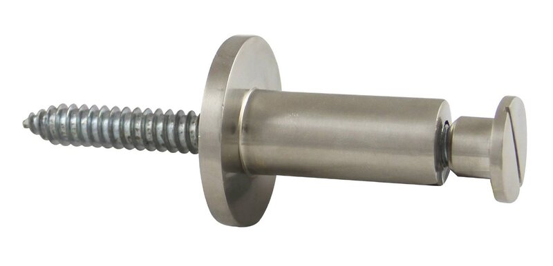 LEDSTÅNGSBESLAG MILLERS MATT NICKEL 140MM STIFT