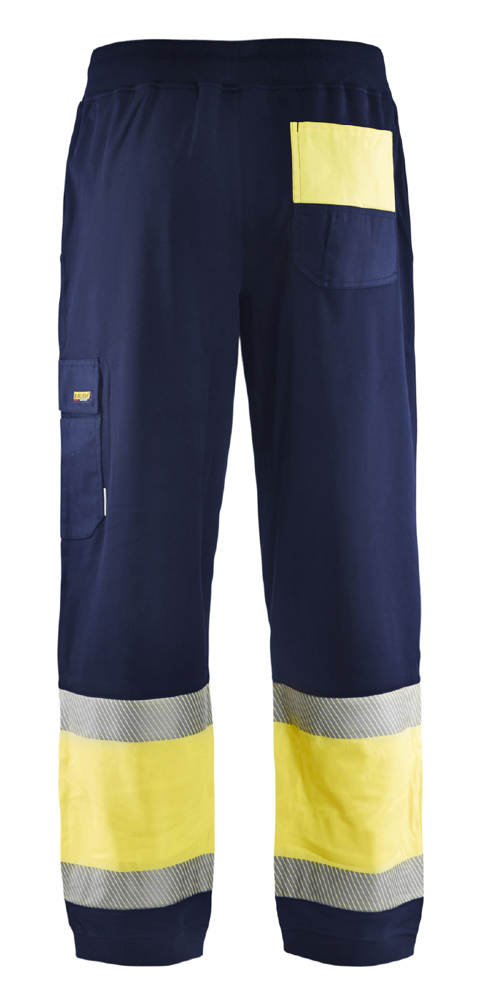 BYXA 15492526 BLÅKLÄDER MARINBLÅ/GUL S