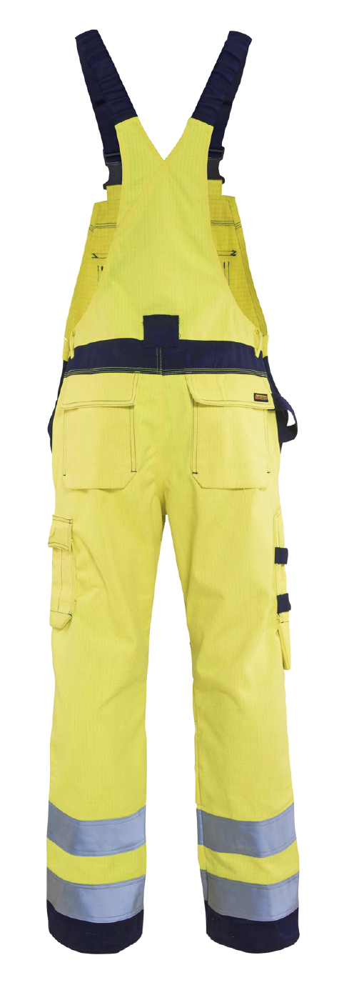 HÄNGSELBYXA 26081514 BLÅKLÄDER GUL/MARINBLÅ C46