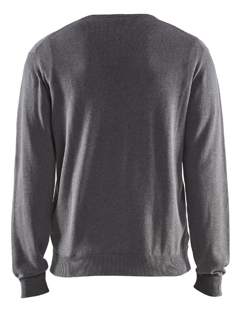 PULLOVER 35902122 BLÅKLÄDER SVARTMELERAD M