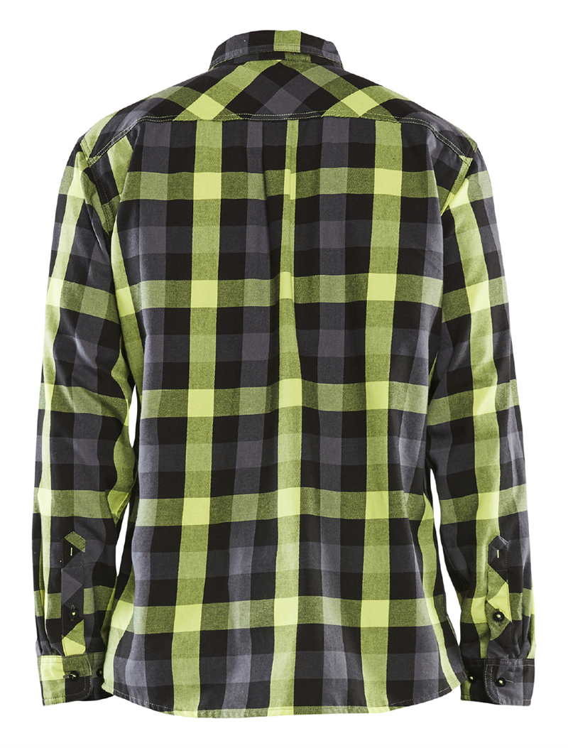 SKJORTA 32991153 BLÅKLÄDER SVART/VARSELGUL 4XL